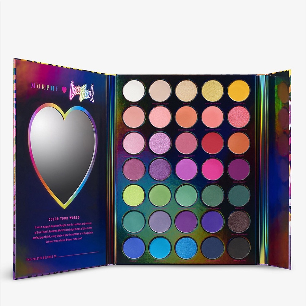 🆕Morphe x Lisa Frank big size Eyeshadow palette😍